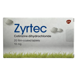 ZYRTEC 10mg Tablet 20s
