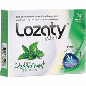 Lozaty Peppermint Lozenges 24s