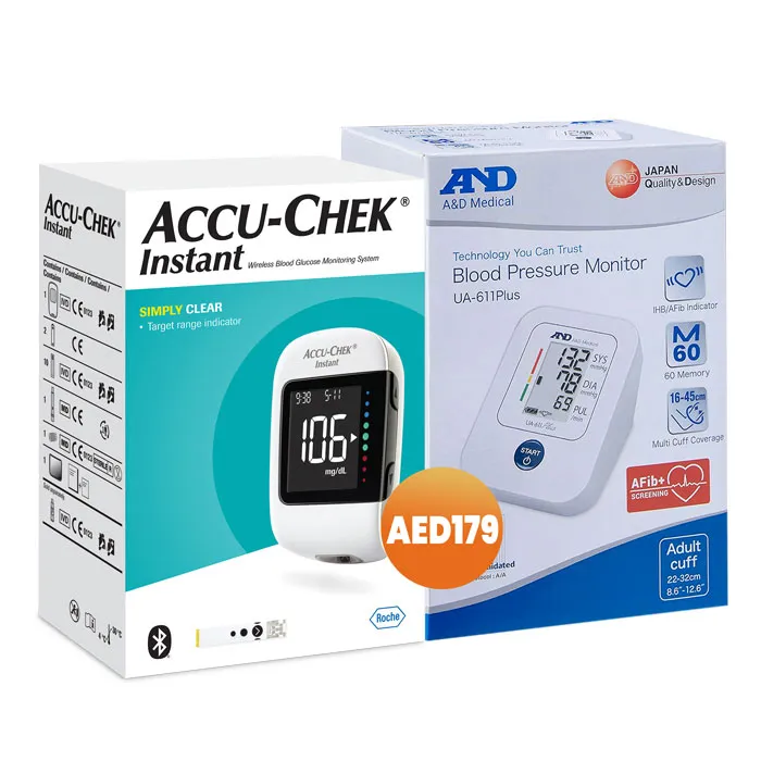 Accu-Chek Instant Blood Glucose Monitor+ BP Monitor
