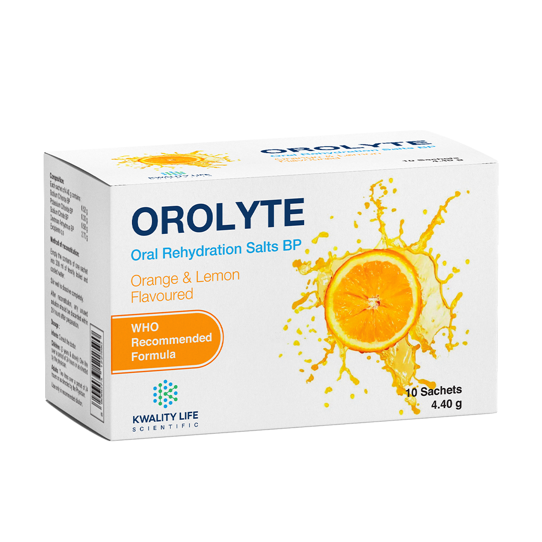 OROLYTE Oral Rehydration Salts BP 4.40g 10 Sachets