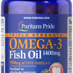 Puritans's Pride Omega-3 Fish Oil 1400mg 60s