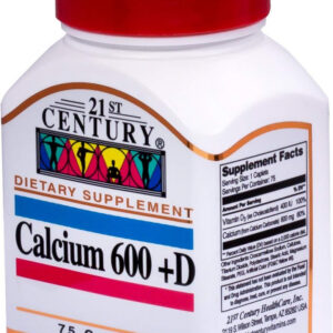 21st Century Calcium 600+D 75s