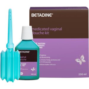 BETADINE medicated vaginal douche kit 250ml
