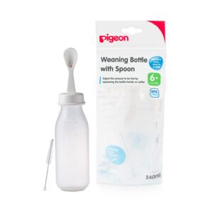 PIGEON Weaning bottle with spoon 240ml