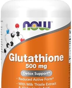 NOW GLUTATHIONE 500mg Capsules 60's