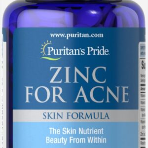 Puritan's Pride ZINC FOR ACNE Tablets 100's