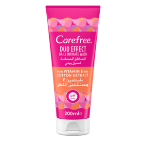CAREFREE daily intimate wash with vit E & cotton extract 200ml