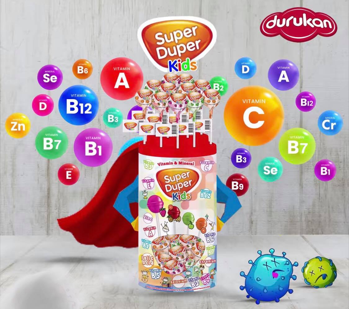 SUPER DUPER Kids vitamins & minerals lollipop