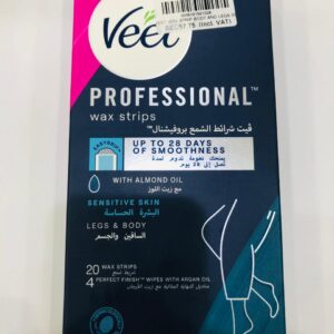 VEET Professional wax strips (legs & body) sensitive skin 20's